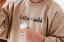 Load image into Gallery viewer, Little + Wild Slouchy Sweater in Cream (age4-6)