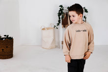 Load image into Gallery viewer, Little + Wild Slouchy Sweater in Cream (age4-6)