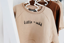 Load image into Gallery viewer, Little + Wild Slouchy Sweater in Cream (age4-6)