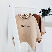 Load image into Gallery viewer, Little + Wild Slouchy Sweater in Cream (age4-6)