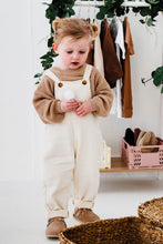 Load image into Gallery viewer, Denim Dungs in Cream