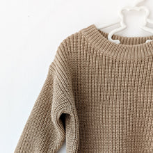Load image into Gallery viewer, Oversized Chunky Knit in Biscotti