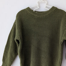 Load image into Gallery viewer, Oversized Chunky Cotton Knit in Sage