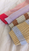 Load image into Gallery viewer, Oversized Chunky Knit in Orange Stripe