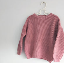 Load image into Gallery viewer, Oversized Chunky Knit in Rose