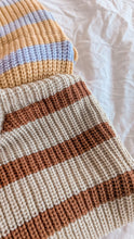 Load image into Gallery viewer, Oversized Chunky Knit in Orange Stripe