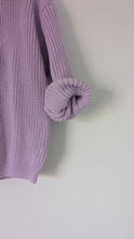 Load image into Gallery viewer, Oversized Chunky Knit in Pastel Purple