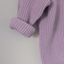 Load image into Gallery viewer, Oversized Chunky Knit in Pastel Purple