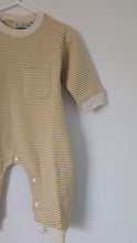 Load image into Gallery viewer, Striped Jumpsuit in Butter Yellow