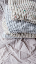 Load image into Gallery viewer, Oversized Chunky Knit in Beige Speckled