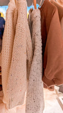 Load image into Gallery viewer, Oversized Chunky Knit in Beige Speckled