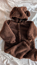 Load image into Gallery viewer, Teddy Bear All-in-one (with teddy hat)