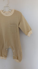 Load image into Gallery viewer, Striped Jumpsuit in Butter Yellow