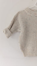 Load image into Gallery viewer, Oversized Chunky Knit in Beige Speckled