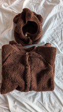 Load image into Gallery viewer, Teddy Bear All-in-one (with teddy hat)