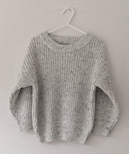 Load image into Gallery viewer, Oversized Chunky Knit in Grey Speckled