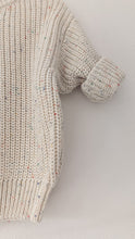 Load image into Gallery viewer, Oversized Chunky Knit in Beige Speckled
