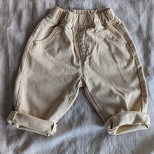 Load image into Gallery viewer, Denim Slouchies in Cream