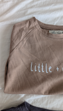 Load image into Gallery viewer, Little + Wild Slouchy Tee in Sand
