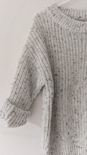 Load image into Gallery viewer, Oversized Chunky Knit in Grey Speckled