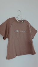 Load image into Gallery viewer, Little + Wild Slouchy Tee in Sand