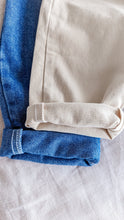 Load image into Gallery viewer, Denim Slouchies in Cream