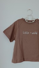 Load image into Gallery viewer, Little + Wild Slouchy Tee in Sand