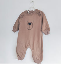 Load image into Gallery viewer, Little Bear Romper in Chocolate