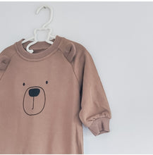 Load image into Gallery viewer, Little Bear Romper in Chocolate