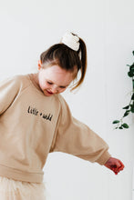Load image into Gallery viewer, Little + Wild Slouchy Sweater in Cream
