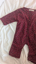 Load image into Gallery viewer, Floral Romper in Berry
