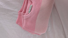 Load image into Gallery viewer, Oversized Chunky Knit in Striped Baby Pink
