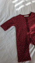 Load image into Gallery viewer, Floral Romper in Berry
