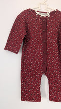 Load image into Gallery viewer, Floral Romper in Berry
