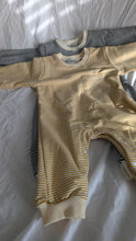 Load image into Gallery viewer, Striped Jumpsuit in Butter Yellow
