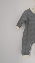 Load image into Gallery viewer, Striped Jumpsuit in Soot
