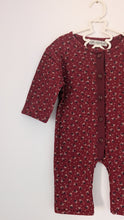 Load image into Gallery viewer, Floral Romper in Berry

