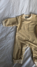 Load image into Gallery viewer, Striped Jumpsuit in Butter Yellow
